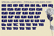 Typically Holidays - Playful Font, a Sans Serif Font by 177Studio (Thumbnail 7 of 8)