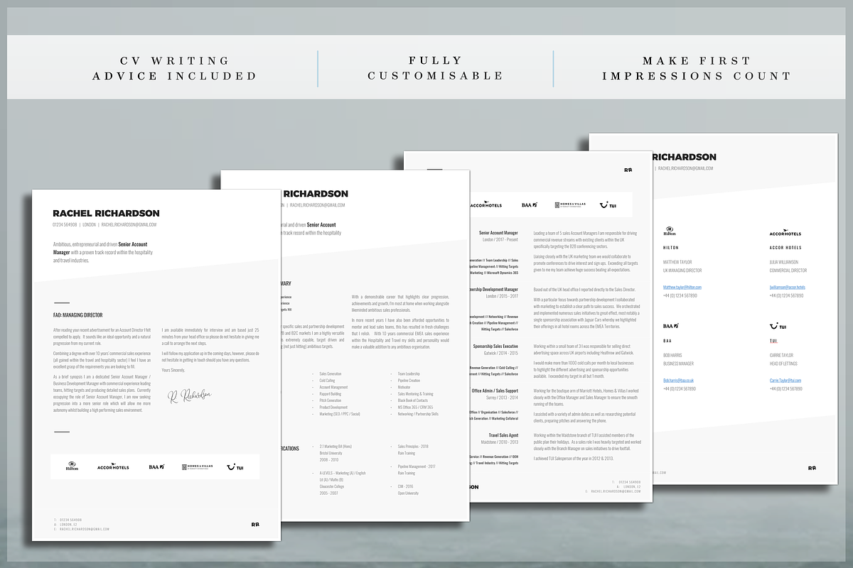 Professional CV, a Resume Template by introDuice - CV / Resumes (Photo 7 of 7)
