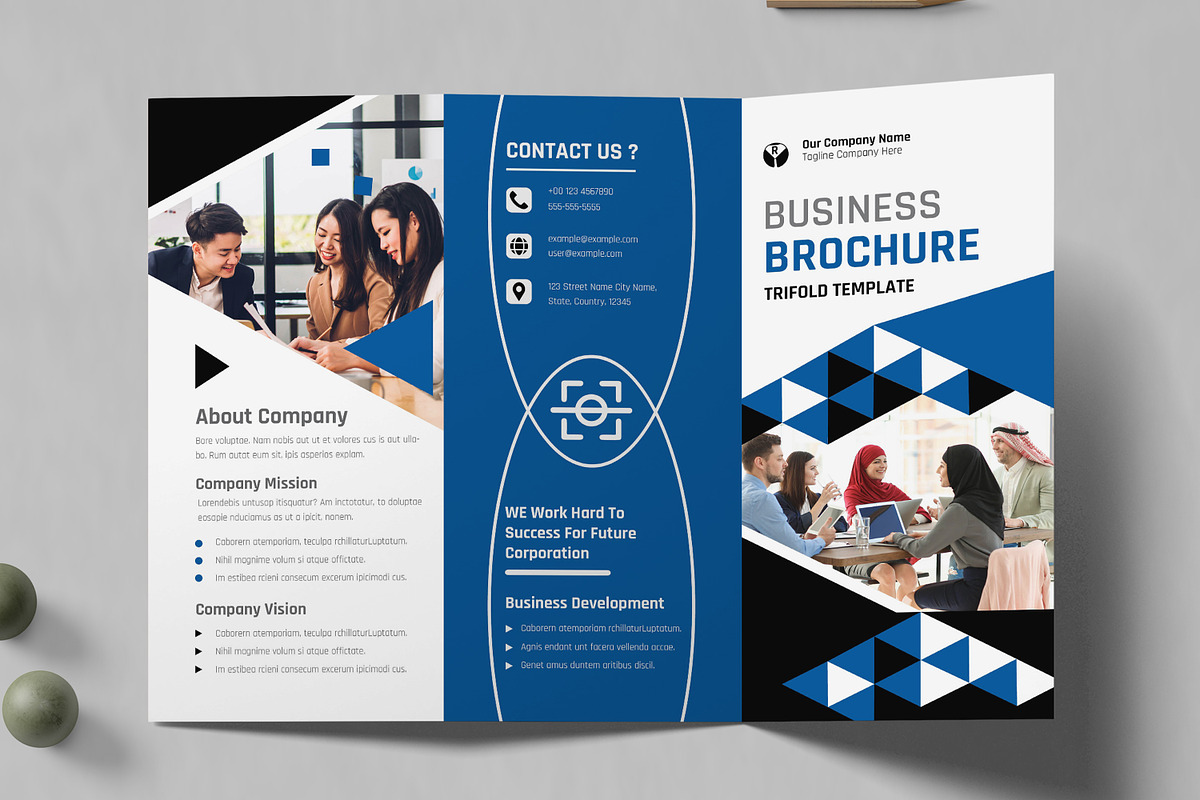 Creative Trifold Business Brochure, a Brochure Template by MightyDesign (Photo 5 of 6)