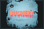 Buchery, a Script Font by Alexander Tiunov (Thumbnail 1 of 7)