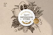 Natural food BUNDLE, a Food Illustration by handsketched (Thumbnail 22 of 26)