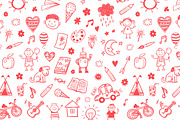 15 kids patterns set, a Pattern Graphic by Hala (Thumbnail 7 of 15)