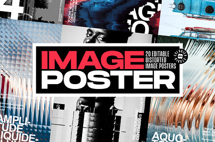 Distorted Image Posters