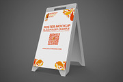 Portable A Poster Stand Mockup, a Print Template by Shocky Design Studio (Thumbnail 3 of 4)