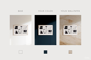 MINIMALIST Light Wood Frame Mockup