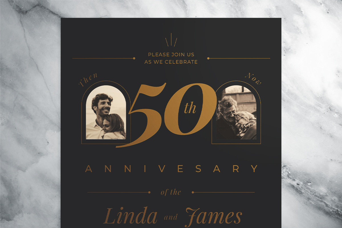 Wedding Anniversary Invitation Suite, an Invitation Template by The Good Store (Photo 2 of 7)
