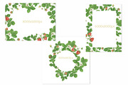 Strawberry-watercolor collection, a Pattern Graphic by ramika (Thumbnail 4 of 4)
