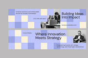 Pixel Style Linkedin Banner, a Social Media Template by Neermana (Thumbnail 4 of 4)