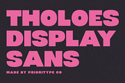 Tholoes Display Sans, a Sans Serif Font by Prioritype Co (Thumbnail 1 of 10)