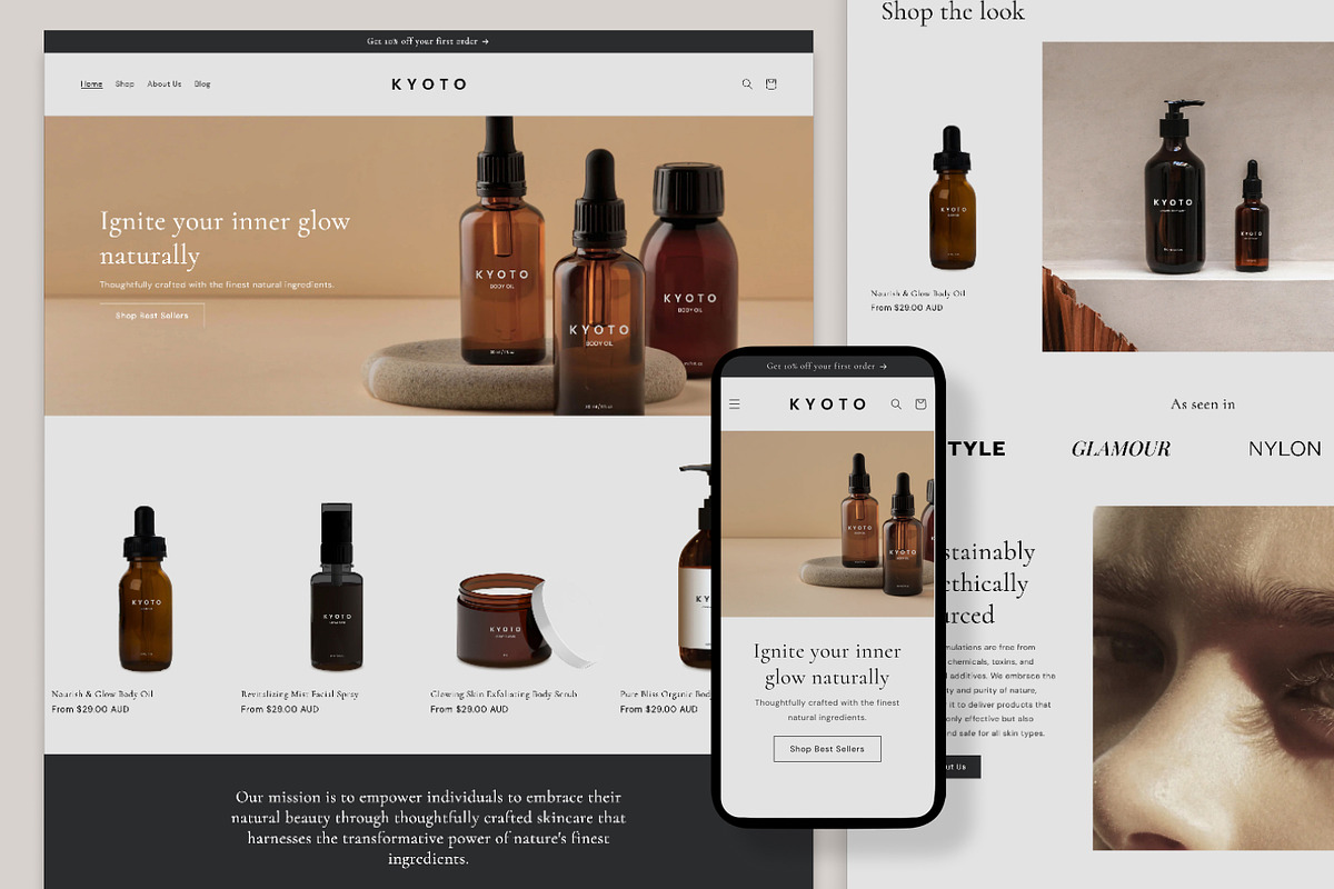 KYOTO | Neutral Shopify Theme, a Shopify Template by Studio Mayde (Photo 3 of 9)