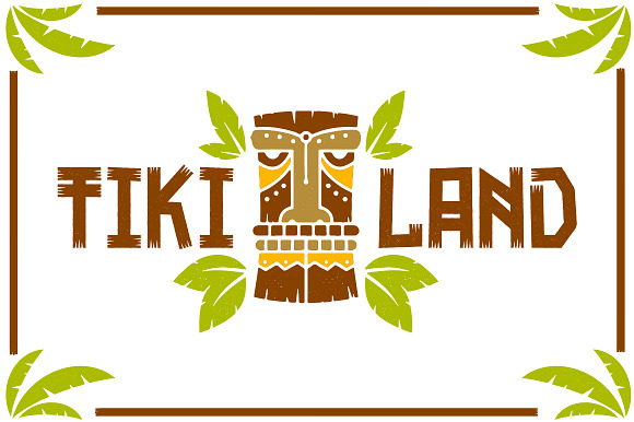 Tikiland Typeface preview 7
