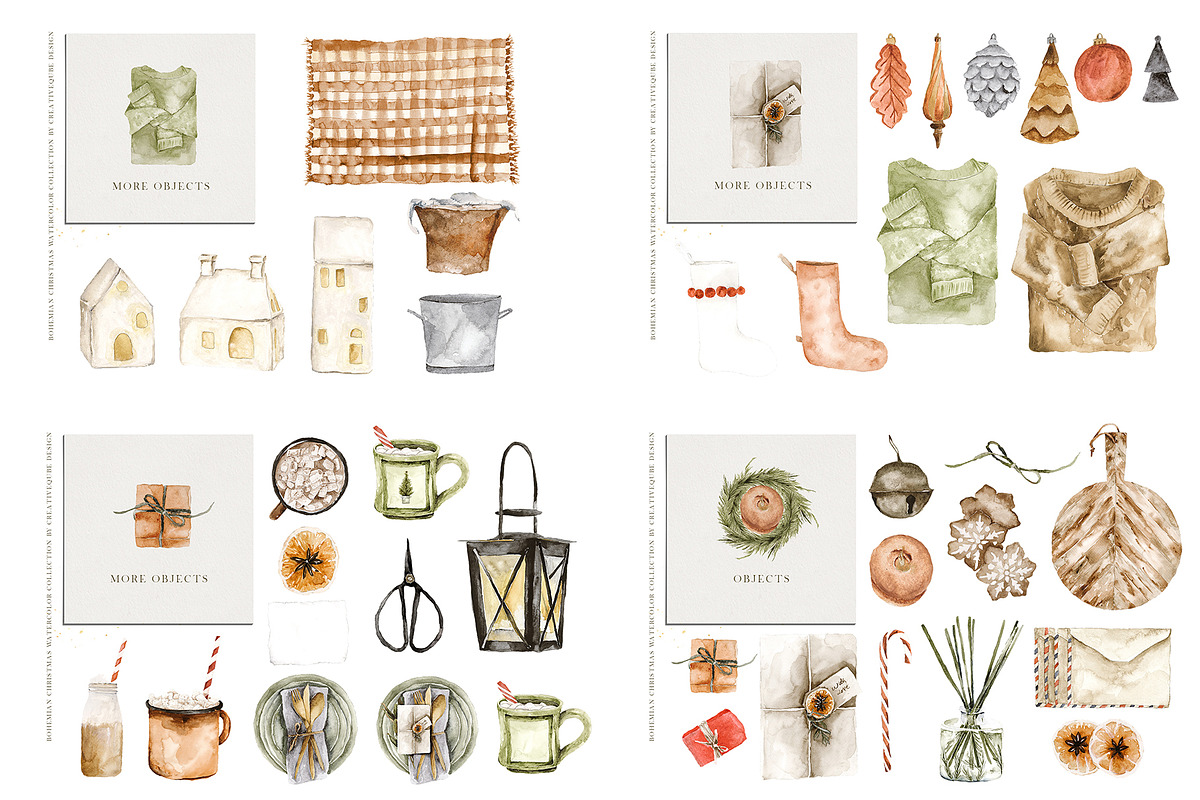 The Amazing Watercolor Bundle, an Object Illustration by Creativeqube Design (Photo 54 of 75)
