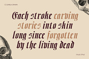 CS Gamila Drawn, a Blackletter Font by Craft Supply Co. (Thumbnail 4 of 8)