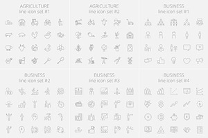 1540 Vector Line Icons Pack.