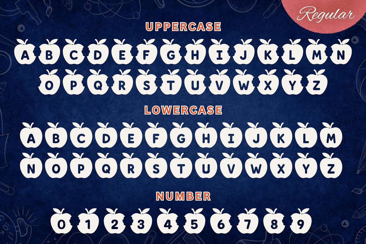 Apple Smart - Decorative Font, a Symbol Font by AnningArts (Photo 7 of 8)