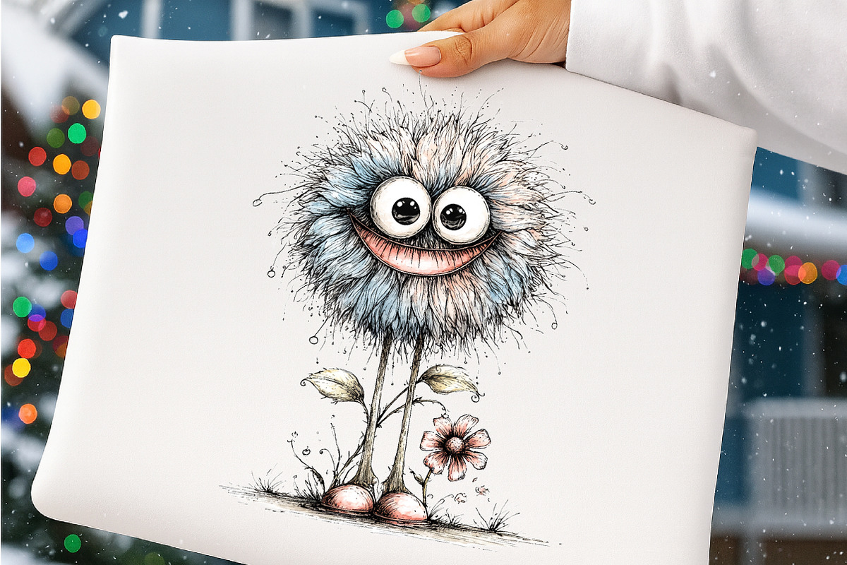 Whimsical flower clipart, an Illustration by SinaCreation (Photo 8 of 11)