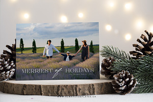 Christmas Card Template CC144