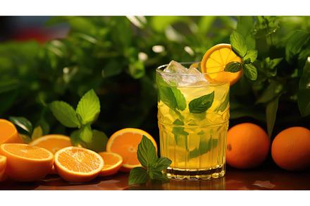 glass orange cocktail drink tropical, a Food & Drink Photo by pikepicture