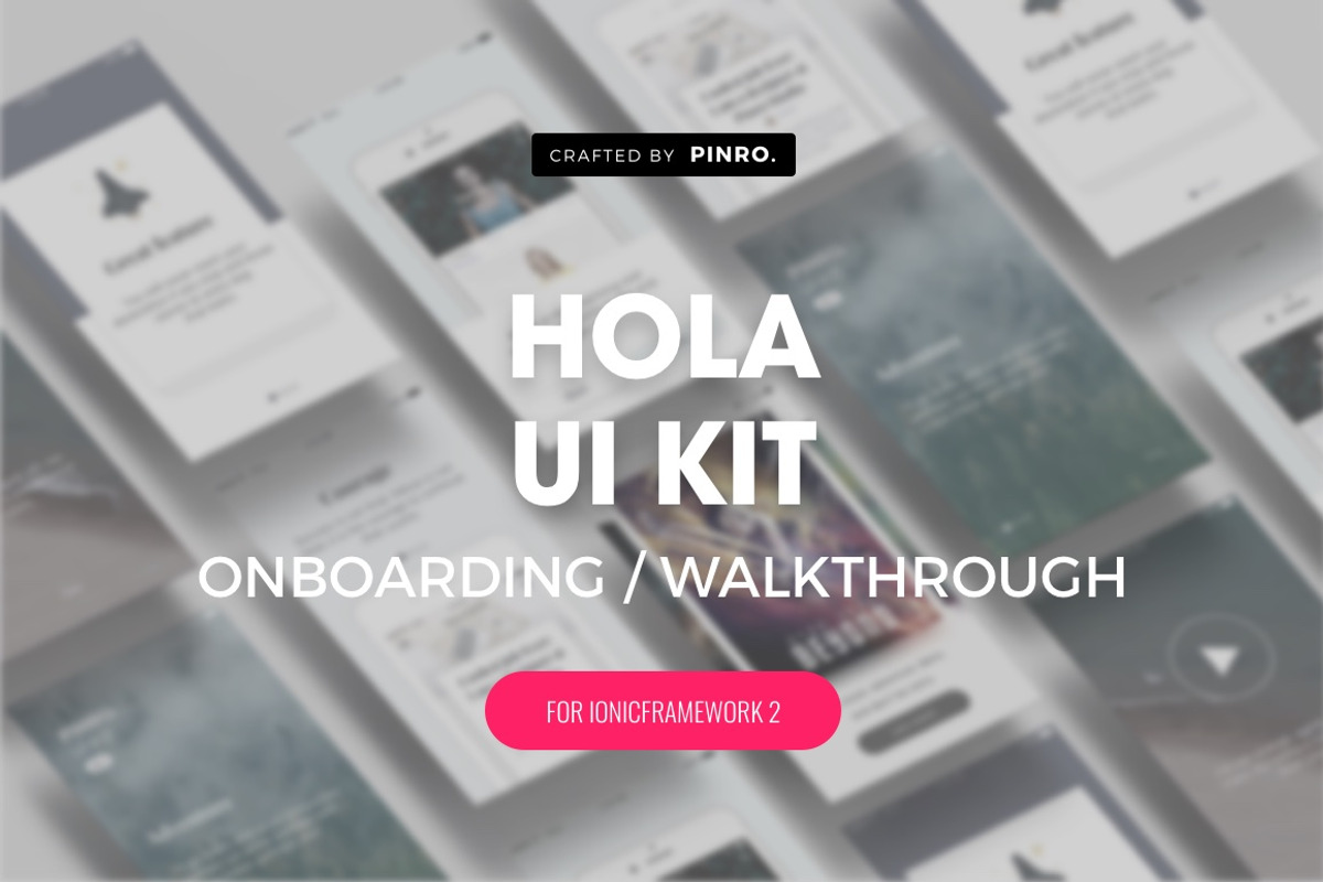 Hola UI Kit - Ionic 2 Theme, a Templates & Theme by Pinro (Photo 1 of 2)