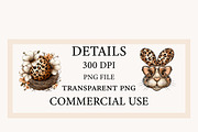 Leopard print easter clipart, an Illustration by Designworld (Thumbnail 4 of 10)