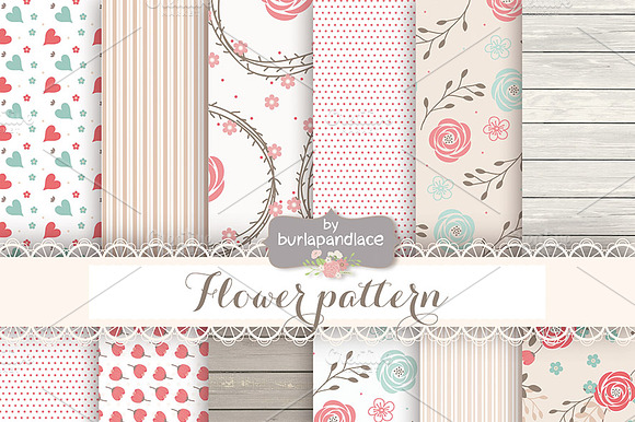 Flower pattern preview 4