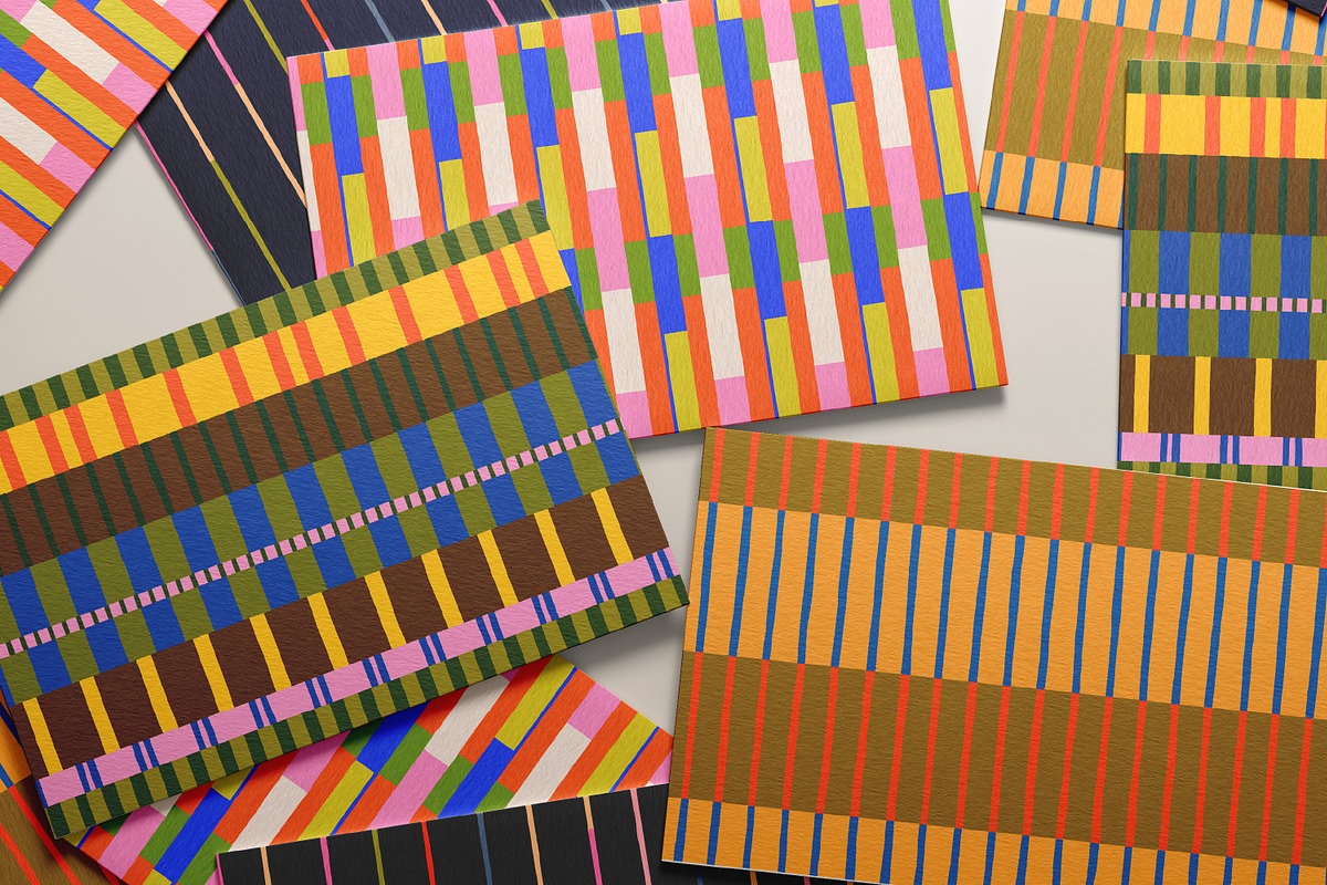 Geometric seamless patterns set, a Pattern Graphic by Good Studio (Photo 13 of 13)