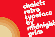 Chalets - Vintage Typeface, a Sans Serif Font by Midnight Grim (Thumbnail 5 of 7)
