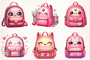 School Cute Bag Sublimation Clipart, an Illustration by Libby Wishes (Thumbnail 5 of 6)