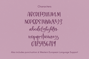 Plum Cobbler Handwritten Font