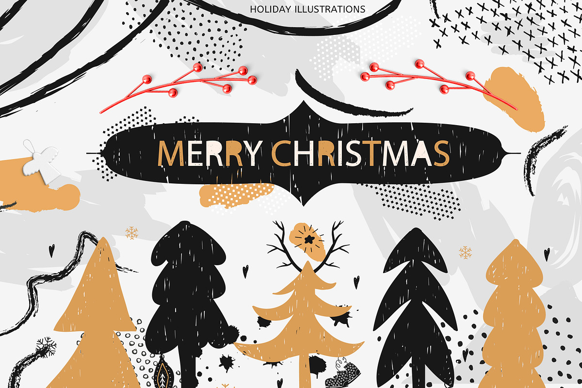 Christmas forest, an Animal Illustration by Alyonka_lis (Photo 1 of 10)