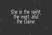 Tarot Noir - A Display Font, a Handwritten Font by Beck McCormick (Thumbnail 2 of 10)