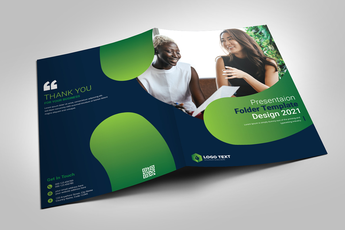 Presentation Folder Template Design, a Poster Template by zahidhossainalif (Photo 2 of 6)