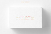 Florist Business Card~2 Colours, a Business Card Template by iloladesign (Thumbnail 4 of 4)