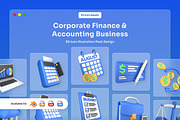 Finance & Accounting 3D Icon Pack, a Finance Illustration by twinstd (Thumbnail 1 of 7)