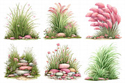 Watercolor Spring Green Grass Clipar, an Illustration by Daily.Designs (Thumbnail 4 of 8)