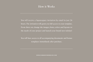 Crafts & Courses Squarespace 7.1 Web