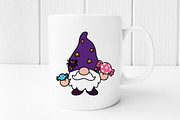 Gnomes Halloween Clipart, SVG Cricut, an Illustration by Noey smiley (Thumbnail 5 of 6)
