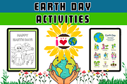 Earth Day Writing, Coloring & Games, a Templates & Theme by Premium Digital Templates (Thumbnail 1 of 4)