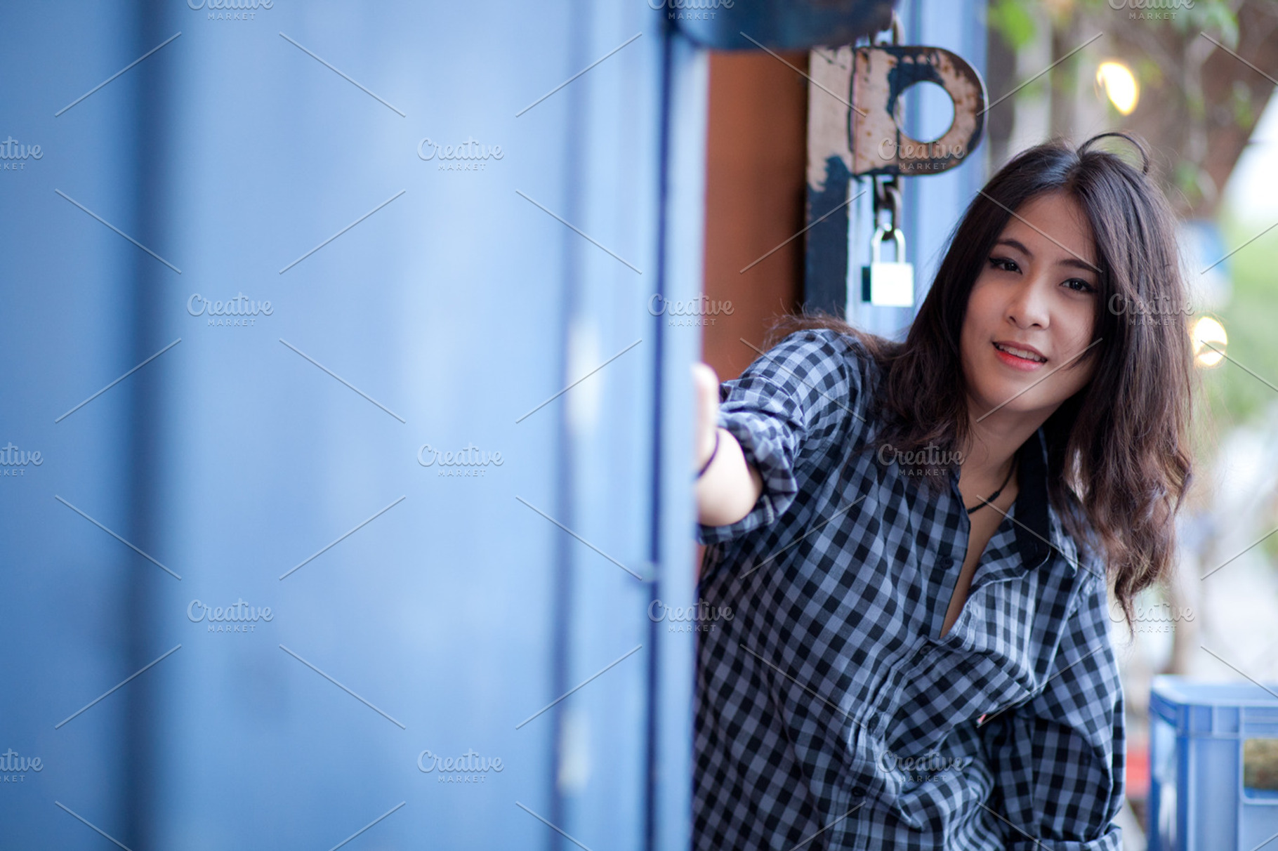 Portrait asian girl stock photo containing adorable and adult, a Person Photo by a454