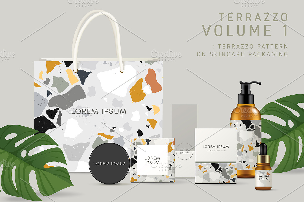 Terrazzo Patterns Volume1, a Pattern Graphic by Daraon (Photo 3 of 5)