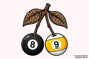9 ball or 8 ball png, Pool PNG, a Graphic by Clipart Bloom