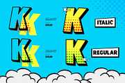 Komyca Layered Comic Typeface, a Sans Serif Font by alit design (Thumbnail 8 of 17)