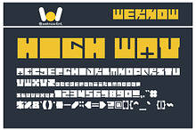 highway patrol font