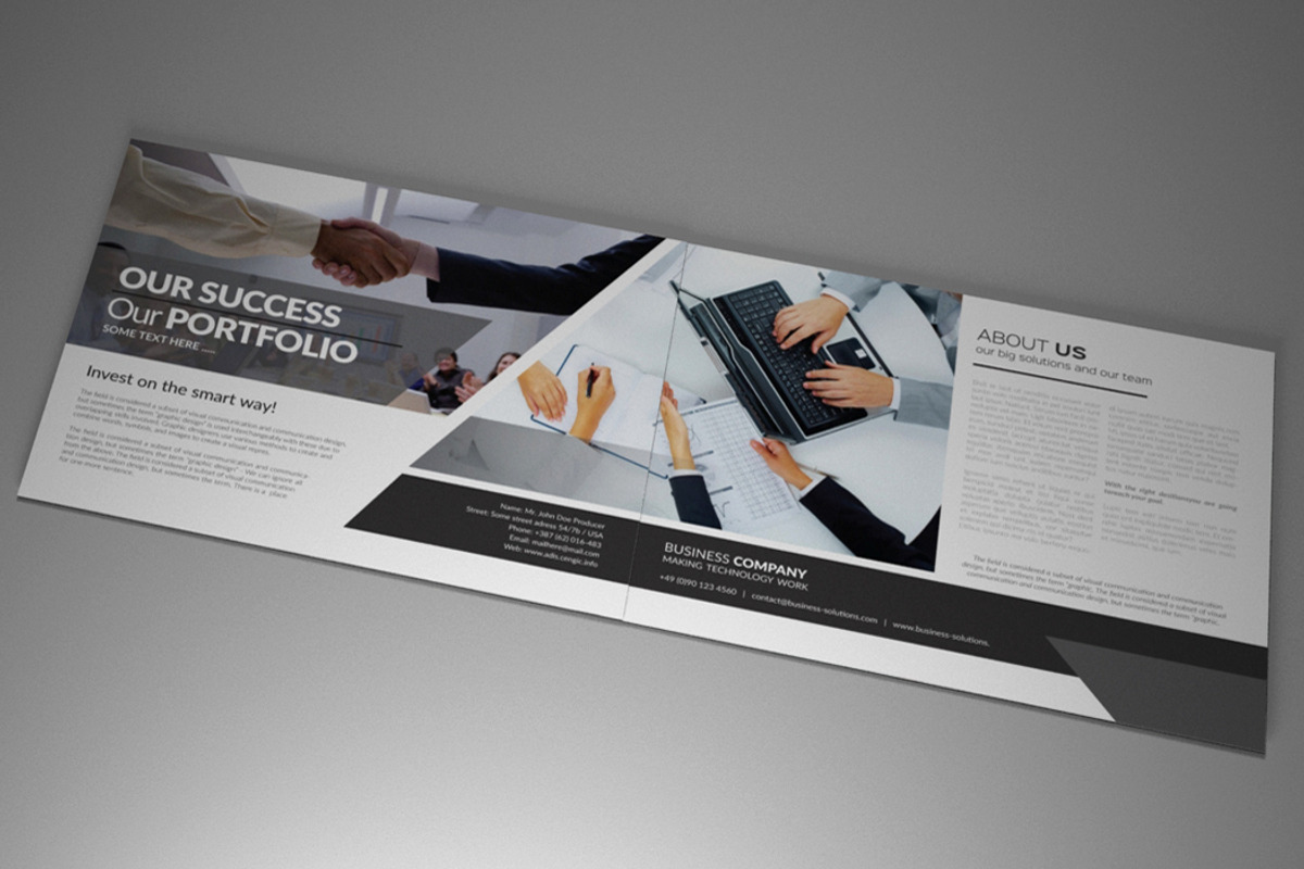Indesign Brochure Landscape Vol 01, a Brochure Template by RudanStudio (Photo 2 of 9)