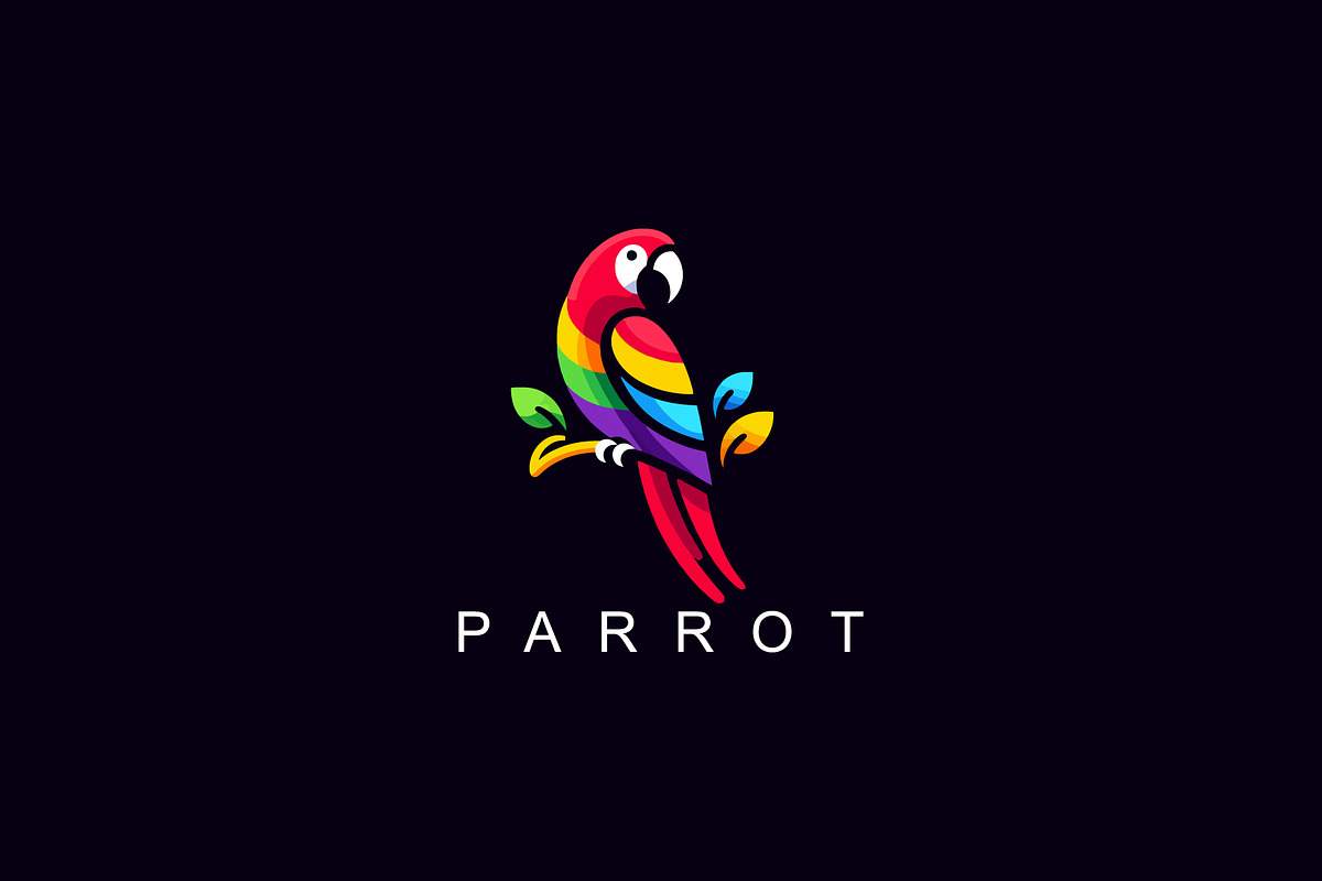 Parrot Logo, a Graphic by Usman