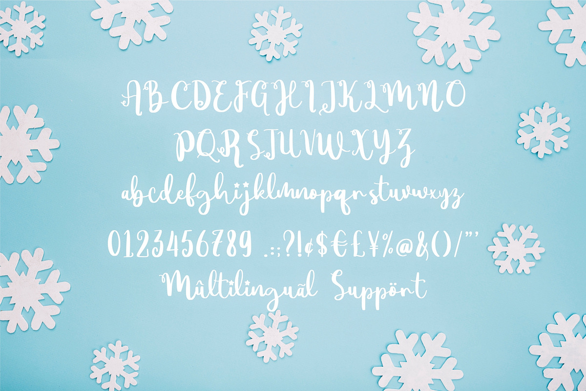 Mythical Christmas Font, a Script Font by Allouse Studio (Photo 8 of 12)