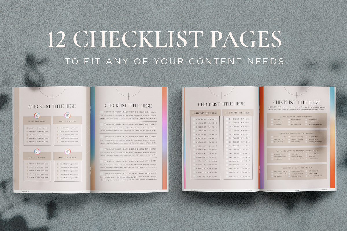 Mystical Workbook & eBook Template, a Design Template by Studio Soluna (Photo 4 of 15)