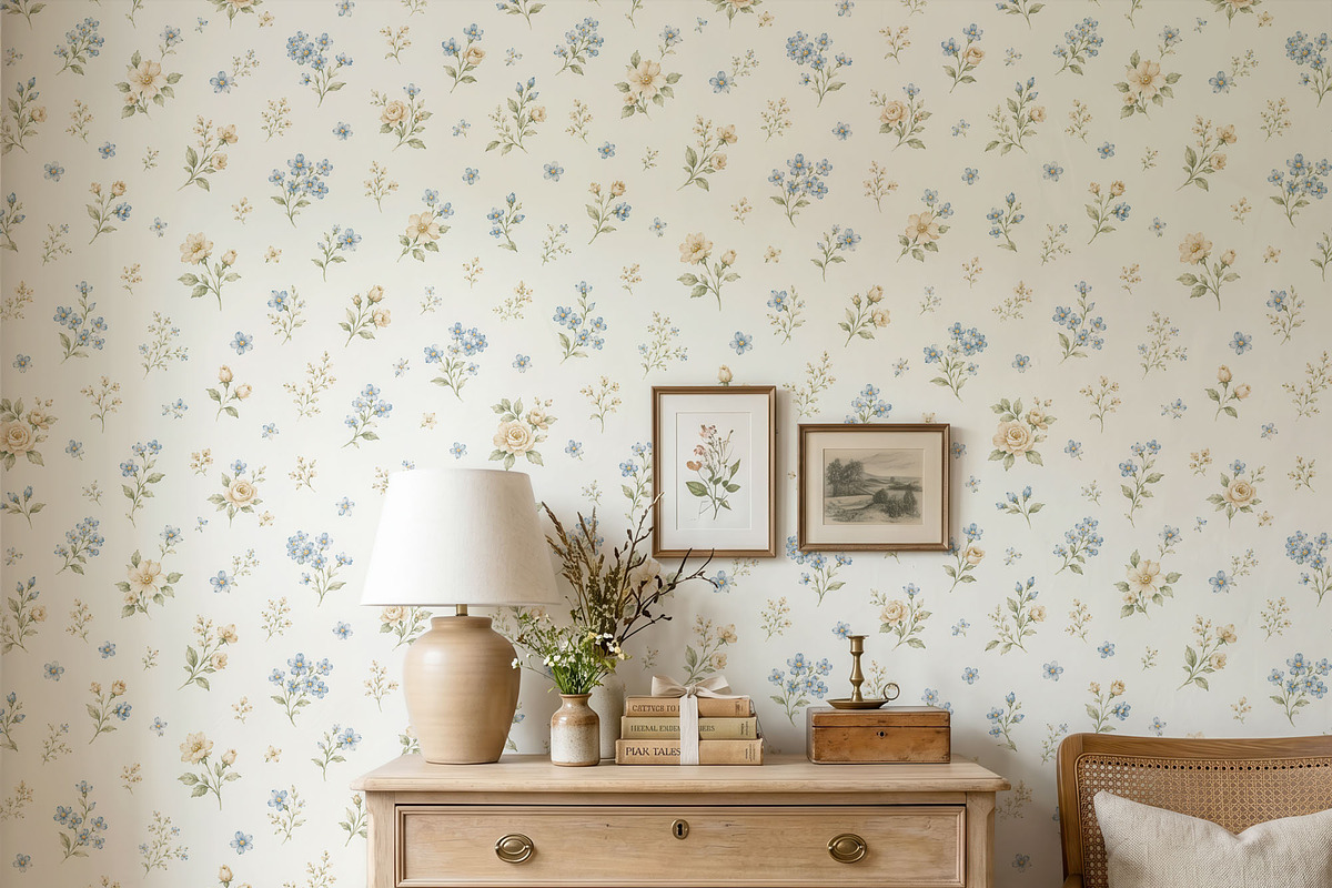 Farmhouse Wallpaper Mockup PSD, a Household Mockup by 1001 mockups (Photo 9 of 11)