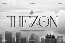 Thezon || Modern Classy Serif Font