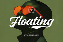 Floating Retro Script Vintage Font